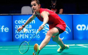 Victoria de Carolina Marin en su estreno en Indonesia.