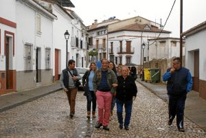 Celebración del primer aniversario de la residencia ‘El Chanza’ de Cortegana. 