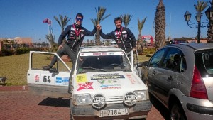 Carlos Contreras y Óscar Bonaque han repetido experiencia participando por segundo año consecutivo el Panda Raid. 