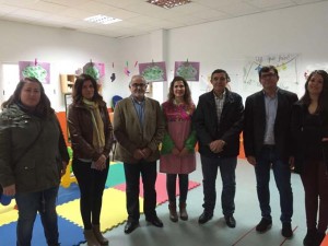 El delegado ha visitado la Escuela Infantil 'Platero'.