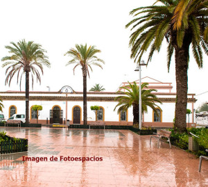 Fachada del Casino Minero de Corrales. 