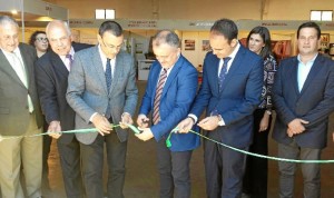 Momento de la inauguración de la feria. 