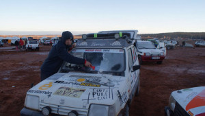 Nieve en el desierto.