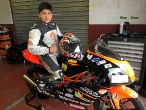 Raúl Pérez Ornedo, joven motorista de La Palma del Condado.