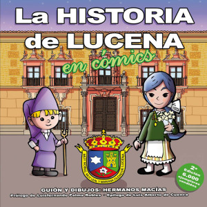 Otra de sus publicaciones, 'La historia de Lucena en cómic'.