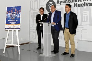 Un momento de la presentación del partido de vuelta de la final de la Liga de bádminton. / Foto: José Rodríguez.