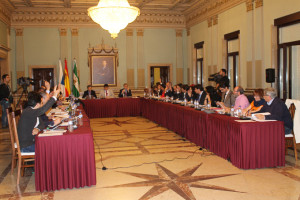 Pleno del Ayuntamiento de Huelva.