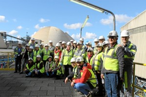 Participantes de la visita realizada a MATSA el pasado mes de enero.