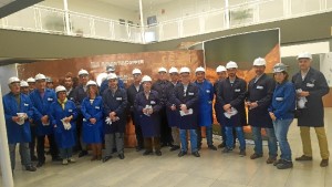 La visita se enmarca en la Cátedra Atlantic Copper de la Universidad de Huelva. 