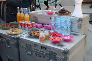 Las participantes disfrutaron de una variada merienda.