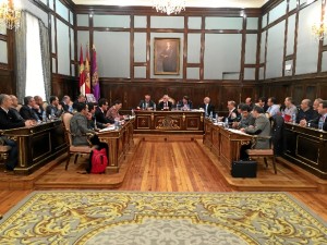 Momento de la Asamblea en la que Cristóbal Carrillo ha sido elegido por unanimidad. 