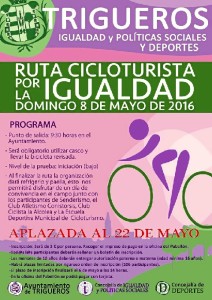 Cartel de la Ruta Cicloturista.