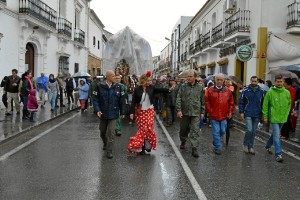 Un momento de la salida de la Hermandad.