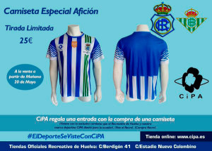 El Recre lucirá camisetas conmemorativas en el amistoso de la tarde-noche del viernes.