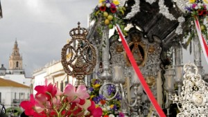 Carreta de la centenaria Hermandad de Moguer. 