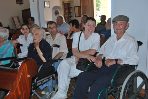 Usuarios y técnicos del SAD en Cartaya.