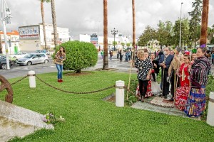 En el Monumento al Marinero