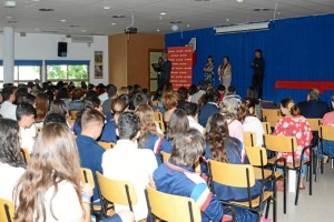 Un momento de la entrega de premios celebrada en el colegio Molière. 