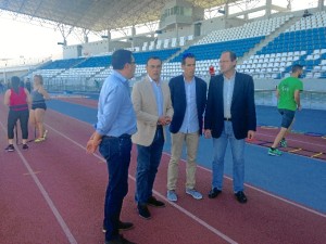 La Diputación de Huelva, aprobó en el pleno del pasado mes de noviembre, que el Estadio Iberoamericano de Atletismo, llevara el nombre de Emilio Martín. 