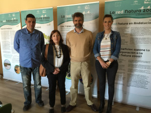 Apertura de la exposición en el Cabildo Viejo de Aracena.