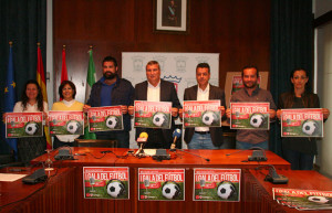 Un momento de la presentación de la Gala del Fútbol en Cartaya.