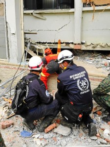 La unidad trabaja actualmente conjuntamente con la ONG Bomberos Unidos Sin Fronteras (BUSF). 