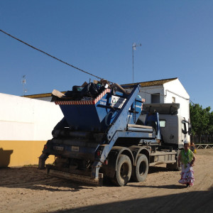 Los trabajos han comenzado tras finalizar la romería.