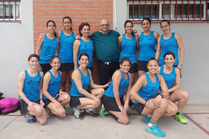 Equipo femenino de La Volea, que acude con opciones al torneo en Utrera.