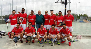 Componentes del equipo masculino de La Volea, que han brillado en Utrera.