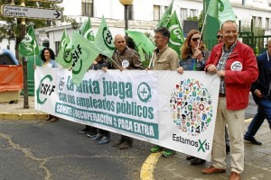 Otra imagen de la concentración. / Foto: José Rodríguez.