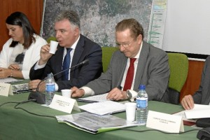 Otro momento de la rueda de prensa. / Foto: José Rodríguez.