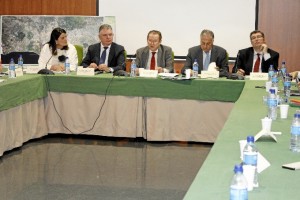 El consejero ha presentado el Plan Romero en Huelva. / Foto: José Rodríguez.