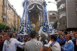 El Simpecado de la Hermandad del Rocío de Huelva.