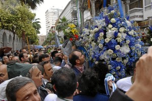 Ofrenda floral en Diputación.