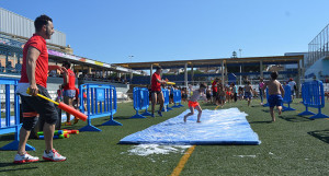 Los más de 600 alumnos que han participado pudieron disfrutar de una gran variedad de juegos.