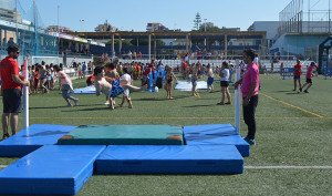 Una tarde de viernes eminentemente deportiva vivieron los niños de Punta Umbría.