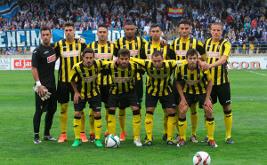 El San Roque quiere despedirse de Segunda B con un buen resultado en Cartagena. / Foto: Josele Ruiz.