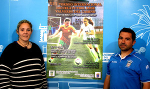 Un momento de la presentación del torneo de fútbol base que se celebrará en Valverde del Camino.