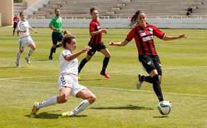 El equipo onubense fue de más a menos y acabó empatando. / Foto: www.lfp.es.