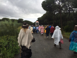 La lluvia estuvo presente el jueves.