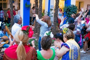 Celebración de Cruz de Mayo en Ayamonte.