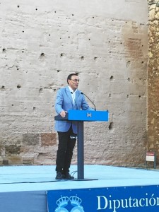 El presidente de la Diputación Provincial de Huelva, Ignacio Caraballo. 