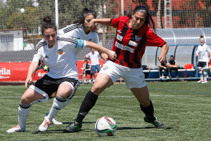 Cristina Martín-Prieto, una vez más fue decisiva anotando el gol del triunfo. / Foto; www.lfp.es.