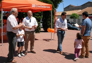 Acto de campaña electoral de Ciudadanos. 