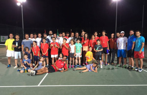 Participantes en la IV Liga Master de Tenis de Cartaya.