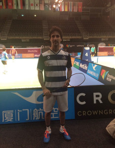 Pablo Abián, durante el entrenamiento en Australia.