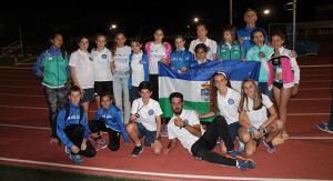 Representantes del Ciudad de Lepe en la prueba en Torremolinos.