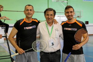 El bádminton también está presente en la competición. 