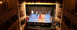 El Gran Teatro ha sido escenario del boxeo, donde Huelva logró dos medallas en la penúltima jornada.