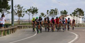 Javier Sánchez Cidoncha y Annika Wasmundt, los ganadores en la prueba de ciclismo.